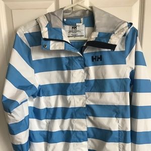 Helly Hansen Striped Women's S Rain Parka